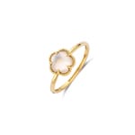Blush Ring 14k Gelbgold Blume mit Perlmutt - 1280YMQ