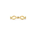 Blush Ring 14k Gelbgold im Wellendesign - 1261YGO