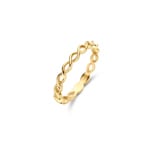 Blush Ring 14k Gelbgold in Flechtoptik