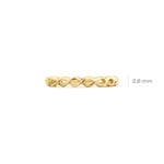Blush Ring 14k Gelbgold in Flechtoptik - 1245YGO