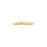 Blush 14ct Yellow Gold Beaded Stacking Ring 2mm - 1105YGO
