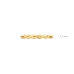 Blush Ring 14k Gelbgold mit Flechtmuster - 1220YGO