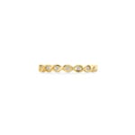 Blush Ring 14k Gelbgold mit geflochtenem Design und Zirkonia - 1259YZI