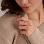 Blush Ring 14k Weiss-/ Gelbgold mit Labordiamanten 0.25ct - LG1053B