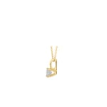 Blush 14ct Gold 0.25ct Lab Diamond Solitaire Pendant - LG6001Y