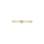Blush Solitärring 14k Gelb- und Weissgold mit Zirkonia - 1186BZI