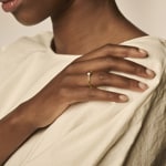 Blush Solitärring 14k Gelb- und Weissgold mit Zirkonia - 1186BZI