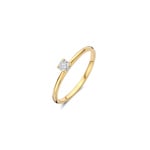 Blush Solitärring 14k Gelbgold mit Labordiamant 0.15ct
