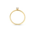 Blush Solitärring 14k Gelbgold mit ovalem Labordiamant 0.15ct - LG1028Y