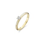 Blush Solitärring 14k Gelbgold mit Zirkonia - 1112YZI