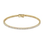 Blush 14ct Yellow Gold 2.60ct Lab Diamond Tennis Bracelet