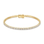 Blush Bracelet tennis avec diamant synthétique 3.80ct en or jaune 14 carats - LG2007Y