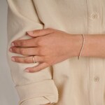 Blush Bracelet tennis avec diamant synthétique 3.80ct en or jaune 14 carats - LG2007Y