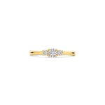 Blush Trilogie Ring 14k Gelbgold mit Labordiamanten 0.32ct - LG1007Y