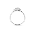 Blush Trilogie Ring 14k Weissgold mit Labordiamanten 0.32ct - LG1007W
