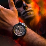 Bomberg Bolt-68 Heritage Sugar Skull Green Golden - BS45CHPBA.060-8.12