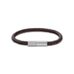 Calvin Klein Bracelet Industrial Facets Argenté / Brun