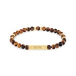Calvin Klein Armband Mixed Beads Doré / Brun