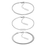 Calvin Klein Armband Trio Silbrig