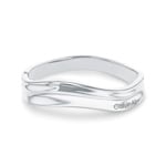 Calvin Klein Armreif ck Reflect schmal Silbrig