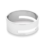 Calvin Klein Armreif Geometric Essentials Silbrig 