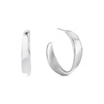 Calvin Klein Creoles Ethereal Metals Silvery