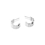 Calvin Klein Créoles Modern Repetition Argenté - 35000943