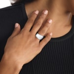 Calvin Klein Women's Ring Modern Purity Silvery - 35000833