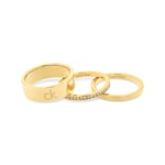 Calvin Klein bague pour femmes Trio Doré - 35000795