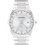 Calvin Klein Distinguish GMT Argenté 