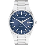 Calvin Klein Distinguish GMT Silver / Blue