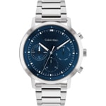 Calvin Klein Gauge Day-Date Silbrig