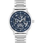 Calvin Klein Gauge Day-Date Silbrig / Blau - 25200562