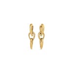 Calvin Klein Hängeohrringe Sculptured Drop Goldig - 35000917