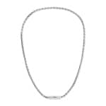 Calvin Klein Necklace Contoured Barrel Argenté - 35100092
