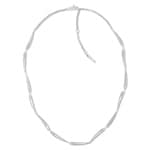Calvin Klein Necklace Elongated Drop Le Silvery
