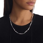 Calvin Klein Necklace Elongated Drop Le Silvery - 35000992