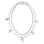 Calvin Klein Necklace Layered Charm Silvery - 35001025