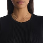 Calvin Klein Halskette Set Layered Goldig - 35000950