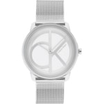 Calvin Klein Iconic Mesh 35 Silbrig