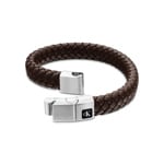 Calvin Klein Lederarmband Braun - 35100116