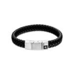 Calvin Klein Lederarmband Schwarz