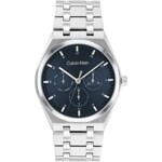 Calvin Klein Motion Day Date Silbrig / Blau - 25200520
