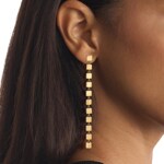 Calvin Klein Drop Earrings Geometric gold-plated - 35000844