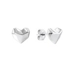 Calvin Klein Stud earrings ck faceted heart - 35000041