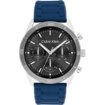 Calvin Klein Performance Day Date Argenté & Gris / Bleu
