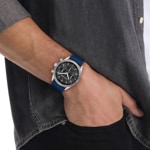 Calvin Klein Performance Day Date Argenté & Gris / Bleu - 25200560