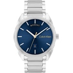 Calvin Klein Progress Day Date Silver / Blue