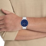 Calvin Klein Real Argenté / Bleu - 25200548