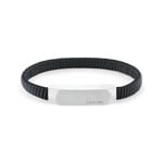 Calvin Klein Schwarzes Lederarmband Magnify
